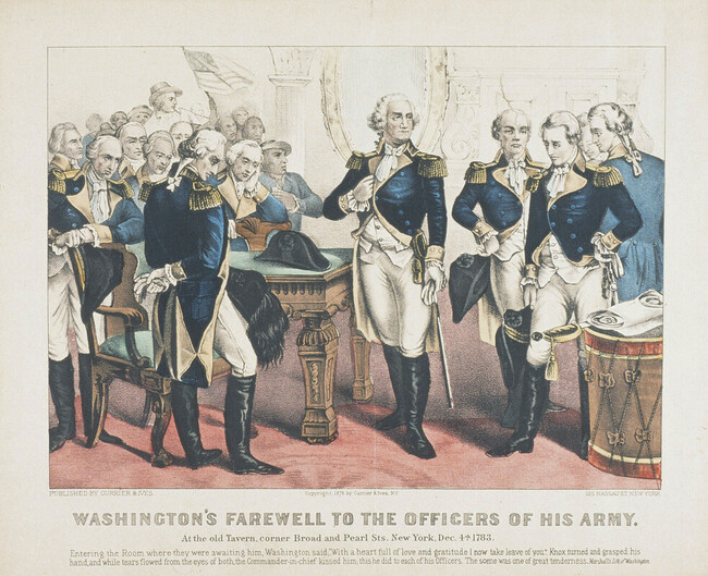 Washington's Farewell to the Officers of His Army