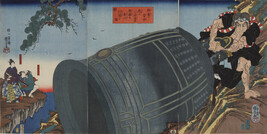 Benkei Stealing the Bell of Mii-dera