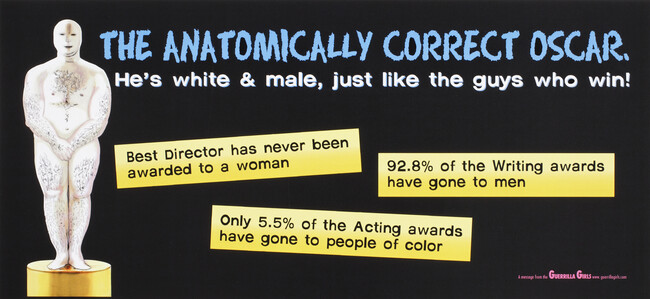 The Anatomically Correct Oscar Billboard, from the portfolio Guerrilla Girls' Most Wanted: 1985-2006