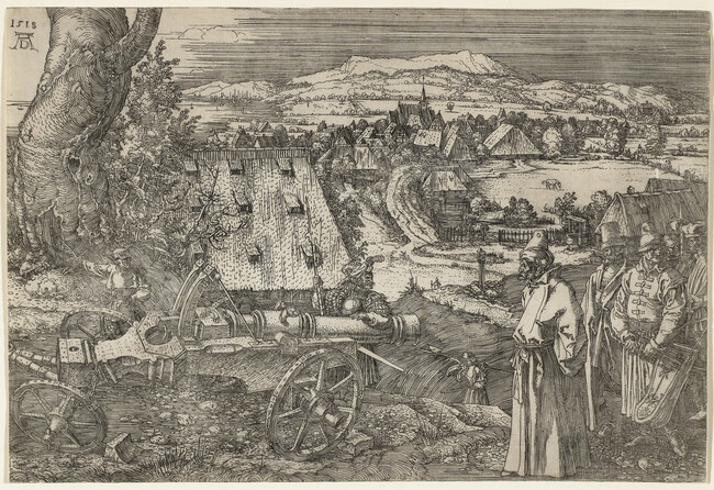 Landscape with a Large Cannon