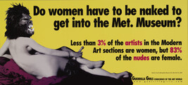 Guerrilla Girls Conscience of the Art World; from the portfolio Guerrilla Girls' Most Wanted: 1985-2006