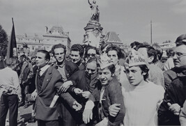 Protestors at the Place de la République, May 13, 1968