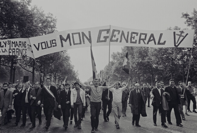 Pro-Gaullist demonstration, May 30, 1968