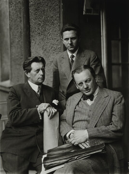 Fritz Lang, direct, producer; Erwin Piscator, director, producer; Reinhold Schuenzel, actor, Berlin;...