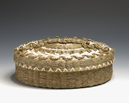 Fancy Sweetgrass Flat Basket