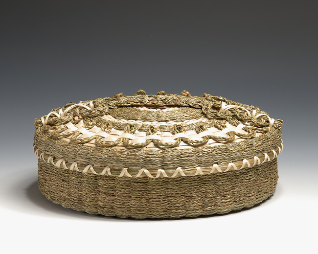 Fancy Sweetgrass Flat Basket