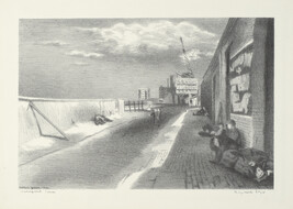 Waterfront Scene, from the portfolio The Contemporary Print Group: American Scene No. 2: Six Lithographs...