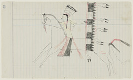 Untitled (A Tsistsistas (Cheyenne) Bowstring Society Warrior), page number 53,  from the 