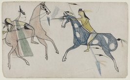 Untitled (White Swan in Battle with an Apsaalooke (Crow) Warrior)