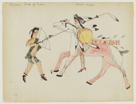 Untitled (Short Bull Lancing a Chaticks Si Chaticks (Pawnee) Warrior), page number 25, from  a Short...