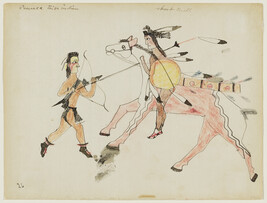 Untitled (Short Bull Lancing a Chaticks Si Chaticks (Pawnee) Warrior), page number 26, from  a Short...