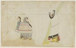 Untitled (A Tsistsistas (Cheyenne) Man and Three Women), page number 1, from the 