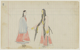 Untitled (A Tsistsistas (Cheyenne) Courting Couple Meet), page number 61, from the 