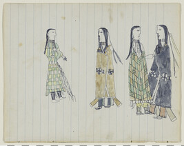 Untitled (Two Southern Tsistsistas (Cheyenne) Courting Couples),  from the 