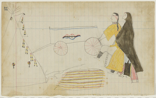 Untitled (A Tsistsistas (Cheyenne) Couple), page number 27, from the 