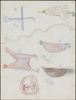 Untitled (Six Designs, drawn by San)