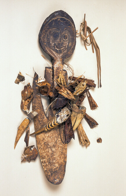 Agiba, Flat Figure of Bark and Bones