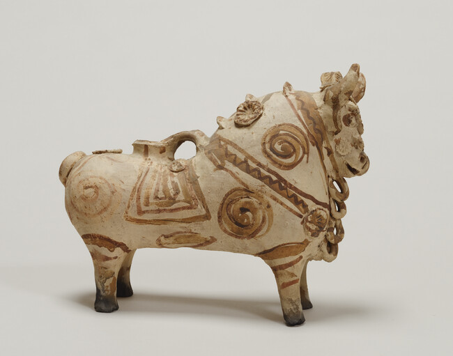 Bull Effigy Vessel