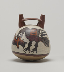 (Forgery) Double Spouted Vessel depicting a Bird with a Fish in its Mouth