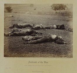 Field Where Gen. Reynolds Fell, Gettysburg, plate 37, from Gardner's Photographic Sketchbook of the...