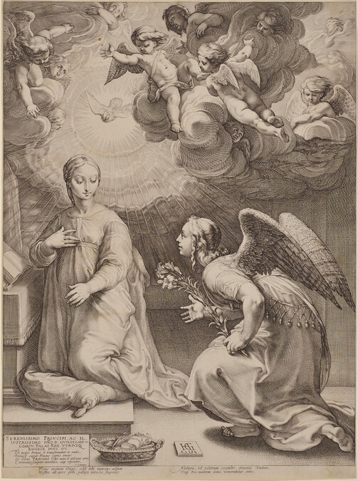 The Annunciation, from The Life of the Virgin