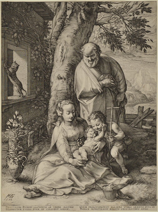 The Holy Family with the Infant John the Baptist, from The Life of the Virgin