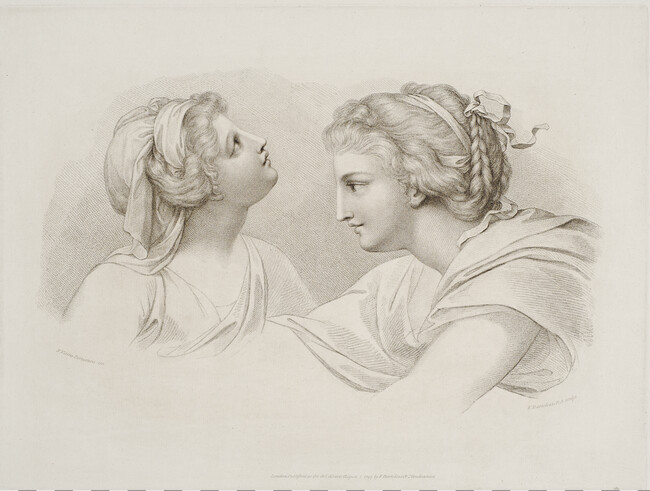 Untitled (Two Women in Profile) from Elements of Drawings