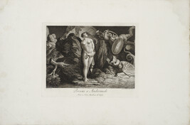 Perseus and Andromeda, number 13 of 40, from the album Schola Italica Picturea (Italian School of...