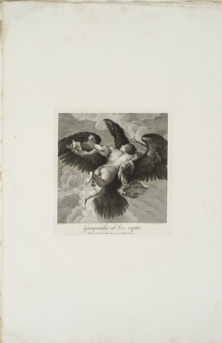 Ganymede, number 22 of 40, from the Schola Italica Picturea (Italian School of Painting)