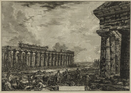 The Two Temples of Hera at Paestum (Facing East)
