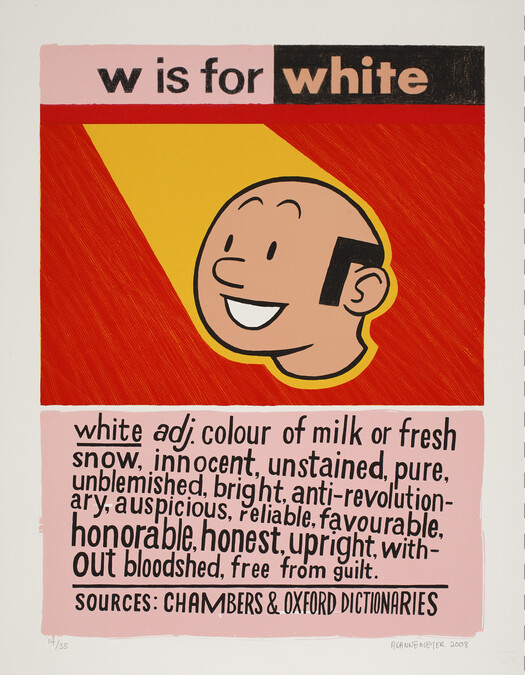 W is for White
