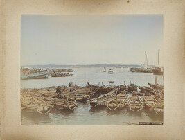 Wharf, Yokohama, from a Photograph Album