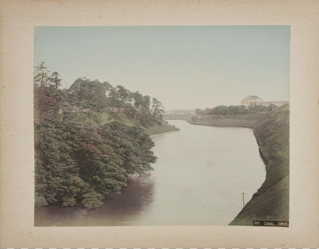 Canal, Tokio, from a Photograph Album