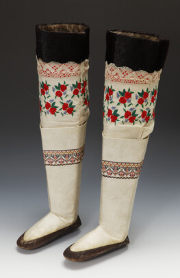 Girl's Boots, Part of a Girl's Costume made for Mona Jean Lloyd (Mollerup)