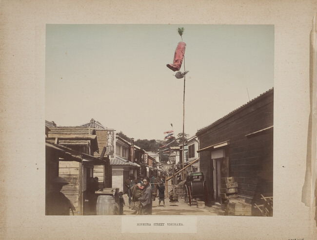 Honmura Street Yokohama, from a Photograph Album