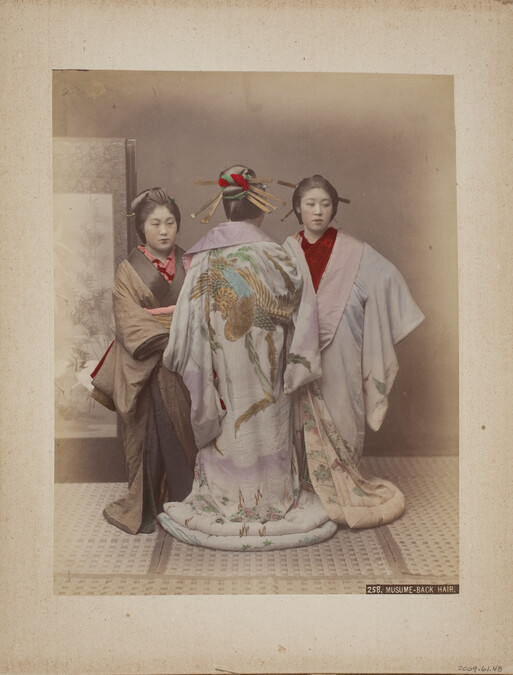 Musume-Back Hair, from a Photograph Album