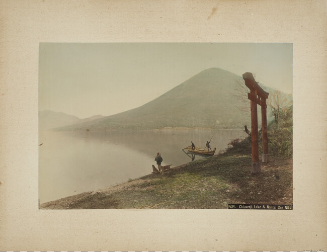 Chiusenji Lake and Nantai San Nikko, from a Photograph Album