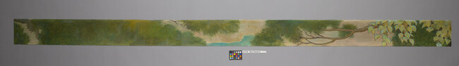 Alternate image #1 of Lintel (Pine Tree scene) for the Mural Illlustrating Richard Hovey's Song 