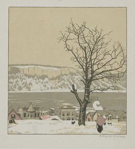 Hastings on Hudson (recto); Hastings on Hudson Line Block (verso)