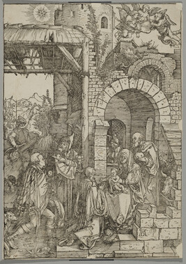 The Adoration of the Magi from the Life of the Virgin series