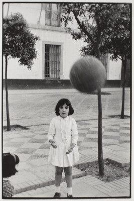 Girl Playing Ball, Seville, Spain
