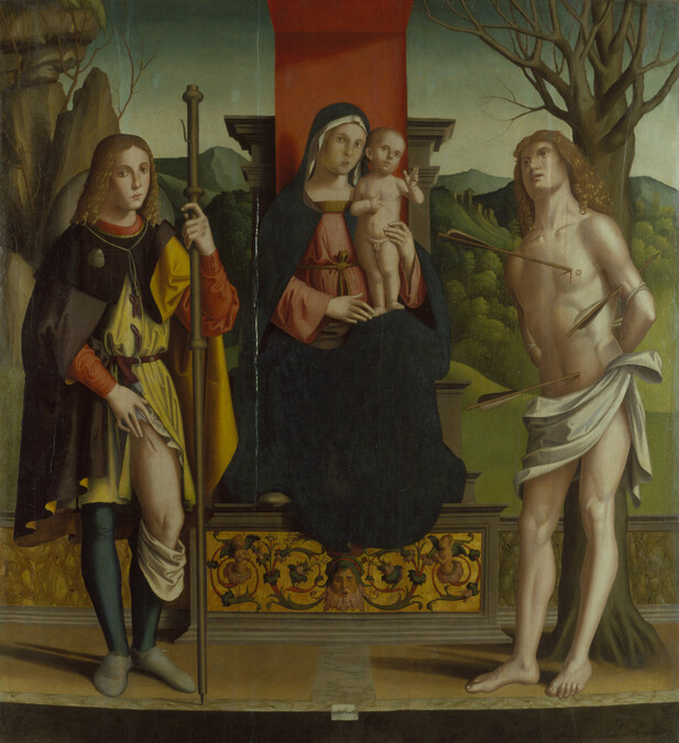 Madonna and Child with Saints Sebastian and Roch
