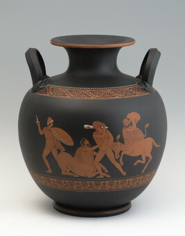 Greek-Inspired Vessel Depicting Herkules and Centaurs (similar to the imagery from a 4th century...