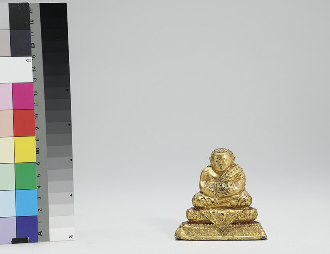 Alternate image #3 of Gilded Sitting Buddha