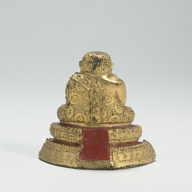 Alternate image #2 of Gilded Sitting Buddha