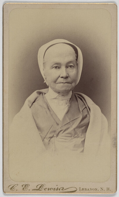 Mary Falls (1810-1884), Member of the Enfield Shaker Community, New Hamsphire