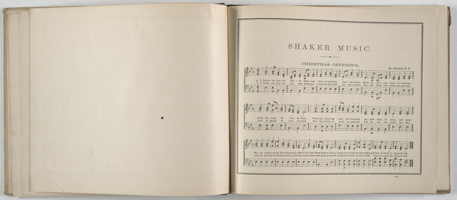 Alternate image #67 of Shaker Music: Inspirational Hymns and Melodies Illustrative of the Resurrection Life and Testimory of the Shakers,  Albany, N.Y.; Weed, Parsons and Company, Publishers, 1875  67 pages.