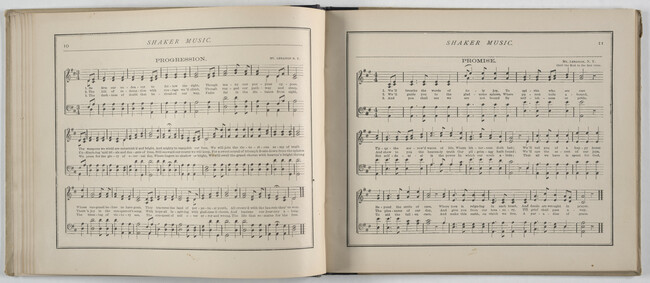 Alternate image #61 of Shaker Music: Inspirational Hymns and Melodies Illustrative of the Resurrection Life and Testimory of the Shakers,  Albany, N.Y.; Weed, Parsons and Company, Publishers, 1875  67 pages.