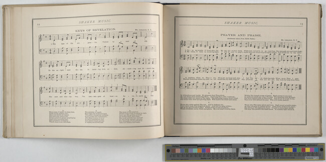 Alternate image #59 of Shaker Music: Inspirational Hymns and Melodies Illustrative of the Resurrection Life and Testimory of the Shakers,  Albany, N.Y.; Weed, Parsons and Company, Publishers, 1875  67 pages.