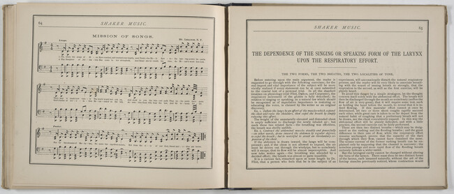 Alternate image #1 of Shaker Music: Inspirational Hymns and Melodies Illustrative of the Resurrection Life and Testimory of the Shakers,  Albany, N.Y.; Weed, Parsons and Company, Publishers, 1875  67 pages.